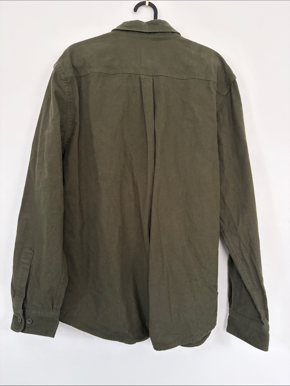 Woolrich Olive Green flannel Shirt - The Green Label - Picture 3 of 5